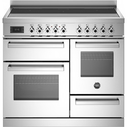 Bertazzoni PRO105I3EXT Κουζίνα Ηλεκτρική με Επαγωγικές Εστίες 99.5cm