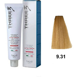 Faipa Three Color 9.31 Πολύ Ανοιχτή Άμμος Μόνιμη Βαφή Μαλλιών 120ml