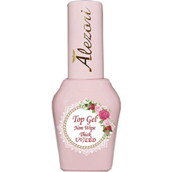 Alezori Uv/LED Thick Non Wipe Top Coat Ημιμόνιμο Βερνίκι Νυχιών 15ml