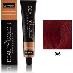 Lorvenn Beauty Color 0/6 Κόκκινο Μαονί Ενισχυτικό Βαφής Μαλλιών 70ml