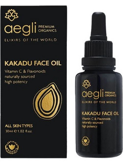Aegli Premium Organics Kakadu Elixir Ξηρό Ενυδατικό Λάδι Προσώπου με Βιταμίνη C 30ml