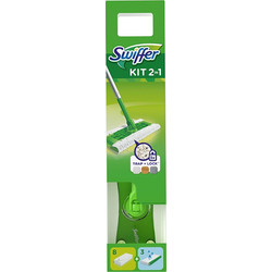 Swiffer Σκούπα με 8 Ανταλλακτικά Πανάκια + 3 Βρεγμένα Πανάκια