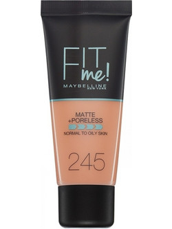 Maybelline Fit Me Matte & Poreless 245 Classic Beige Liquid Foundation 30ml
