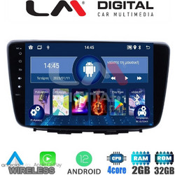 LM Digital ZN4955 Ηχοσύστημα Αυτοκινήτου με Οθόνη Αφής USB Bluetooth & GPS