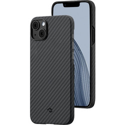 Pitaka MagEZ Case 3 - MagSafe Θήκη Aramid Fiber Body Apple iPhone 14 - 1.05mm - 1500D - Black / Grey / Twill (KI1401)