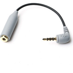 BOYA BY-CIP2 cable Smartphone Adapter Female TRS to 3.5mm Male TRRS