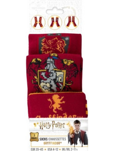 Κάλτσες Set των 3 Gryffindor - Harry Potter