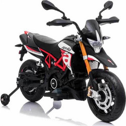Aprilia Dorsoduro Ηλεκτροκίνητο Παιδικό Μηχανάκι 12V Μαύρο Κόκκινο