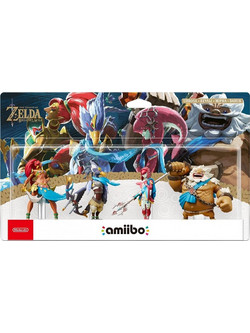 Nintendo Amiibo The Legend Of Zelda Breath Of The Wild Champions Figures 4 Pack (Urbosa + Revali + Mipha + Daruk)