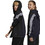 Adidas Future Icons 3-Stripes Παιδική Ζακέτα Φούτερ με Κουκούλα και Φερμουάρ Μαύρη HR6317