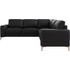 PoliHome Radial Max Γωνιακός Καναπές Δεξιά Γωνία 250x250x89cm 162521739