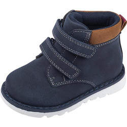 Chicco Παιδικά Μποτάκια Navy Μπλε Δερμάτινα με Σκρατς 7001500-800
