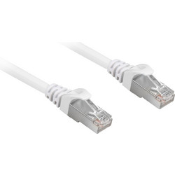 Sharkoon S/FTP Cat.6a Καλώδιο Δικτύου Ethernet 10m White