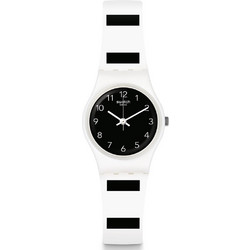 Swatch Zebrette Γυναικείο Ρολόι με Λευκό Καουτσούκ Λουράκι LW161