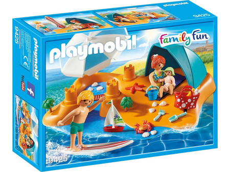 Playmobil Family Fun Οικογένεια Στην Παραλία για 4+ Ετών 9425