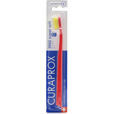 Curaprox CS 3960 Super Soft Οδοντόβουρτσα Κόκκινη Κίτρινη