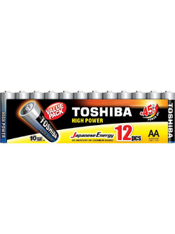 Toshiba High Power AA 12τμχ