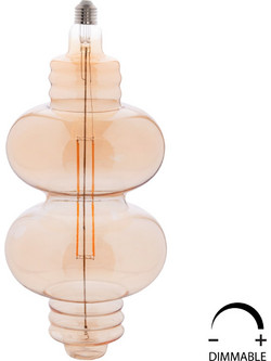 ΛΑΜΠΤΗΡΑΣ LED FILAMENT 8W E27 3000K GOLD COLOR DIMMABLE FB94053.02