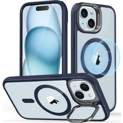 ESR Classic Hybrid with Stash Stand HaloLock MagSafe Θήκη Dark Blue (iPhone 15 Plus)