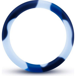 Blush Performance Silicone Camo Cock Ring Ελαστικό Δαχτυλίδι Πέους Σιλικόνης Μπλε