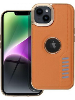 Θήκη κινητού Forcell Milano for iPhone 14 Brown