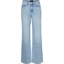 Vero Moda Ψηλόμεσο Γυναικείο Τζιν Παντελόνι Bootcut Εφαρμογή Καμπάνα Γαλάζιο 10283858