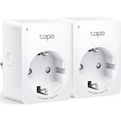 TP-Link Tapo P110 Mini Smart Wi-Fi Socket, Energy Monitoring, 2-Pack, White (TAPO P110 2-PACK)