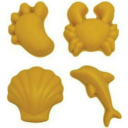 Scrunch Σετ Καλούπια Άμμου Mustard
