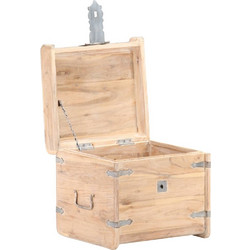 vidaXL Μπαούλο 40 x 40 x 40 εκ. από Μασίφ Ξύλο Ακακίας 289648