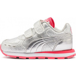 Puma Vista Glitz V PS Παιδικά Sneakers Ασημί 369721-04