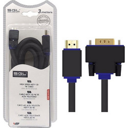 Καλώδιο HDMI Male to VGA Male 3m Black 200424