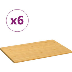vidaXL Πιάτα Πρωινού 6 Τεμ. 35 x 23 x 0,8 εκ. από Μπαμπού