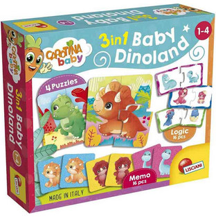 Παιδικό Puzzle Lisciani Giochi Carotina Baby Dinoland 16 Κομμάτια