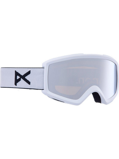 Anon Helix 2.0 Goggles + Bonus Lens - Μάσκα Ski/Snowboard- White/Silver Amber/Amber