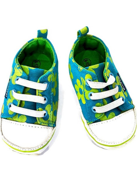 Minifeet Βρεφικά Sneakers Αγκαλιάς Τιρκουάζ 15080