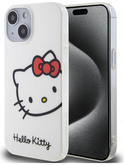 Hello Kitty Θήκη Πλάτης για iPhone 15 - Λευκό