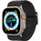Spigen Lite Fit Ultra Λουράκι Υφασμάτινο Black / Orange (Apple Watch 42 / 44 / 45 / 49mm)