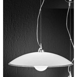 Perenz Illumina Skirt Κρεμαστό Φωτιστικό Οροφής Μονόφωτο Λευκό 6004
