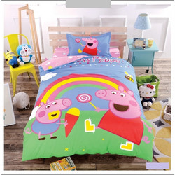 Mc Decor Σετ Παιδικά Σεντόνια Μονά Βαμβακερά 160x240 4923 Peppa Pig
