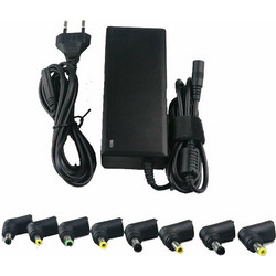 ATC Φορτιστής Laptop 90W 20V 4.5A με Αποσπώμενο Καλώδιο Τροφοδοσίας & Σετ Βυσμάτων