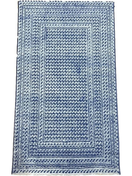 United Carpet Σετ Μοντέρνα Χαλία Κρεβατοκάμαρος 3τμχ Ακρυλικά - Zeus Μπλε