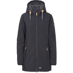 Trespass Kristen Γυναικείο Μπουφάν Χειμωνιάτικο Softshell Μακρύ Ανθρακί FAJKSSN20003-BLK