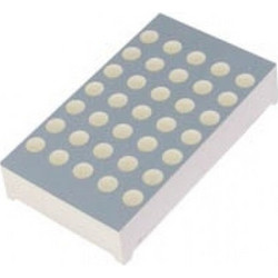 DISPLAY LED MATRIX 5X7 HI ΜΠΛΕ ΚΑΘΟΔΟΥ TA12-11PBWA-A KGB Τεμάχια:5 01.021.0090