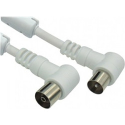 Lancom Καλώδιο Κεραίας Coax Male to Coax Female 1.5m White 5τμχ 02.006.0149