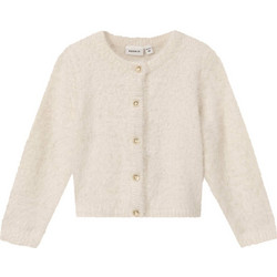 ΠΑΙΔΙΚΗ ΖΑΚΕΤΑ NAME IT NMFROLIS LS KNIT CARD - ΛΕΥΚΟ