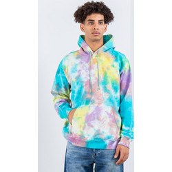 Obey Mini Bold Recycled Tie Dye Ανδρικό Φούτερ με Κουκούλα & Τσέπες Πολύχρωμο 112470140-AQU