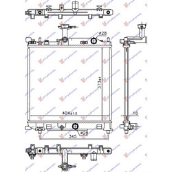 Ψυγειο Νερου 1.0 Βενζινη (404x373x16) Suzuki Celerio 14- - 800006300