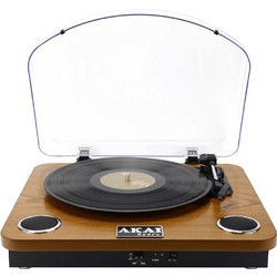 Akai ATT-11BT Πικάπ με Ηχεία Bluetooth & USB Brown