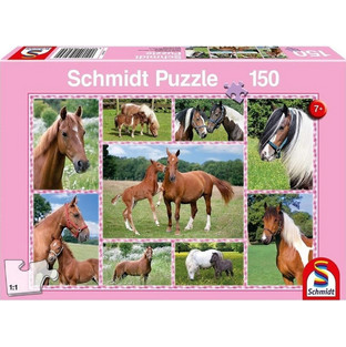 Παιδικό Puzzle Schmidt Πανέμορφα Άλογα 150 Κομμάτια