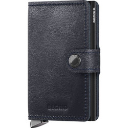 Secrid Πορτοφόλι Καρτών Premium Miniwallet Basco Navy Μπλέ